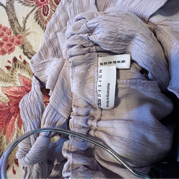 ASOS Design Dress Pastel Lavender Maxi 10 - Picture 8 of 10